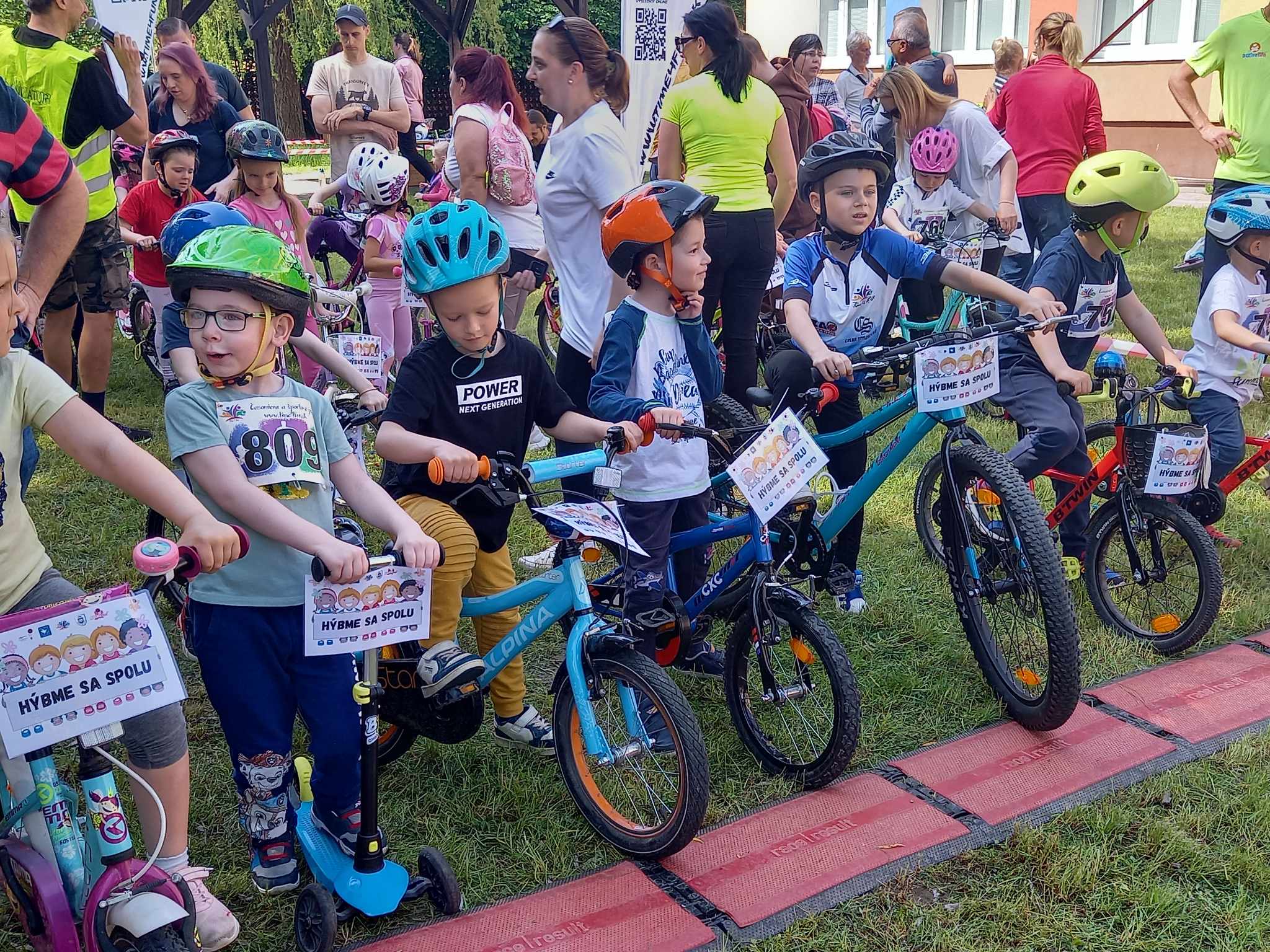 Hýbme sa spolu - Detské cyklistické preteky