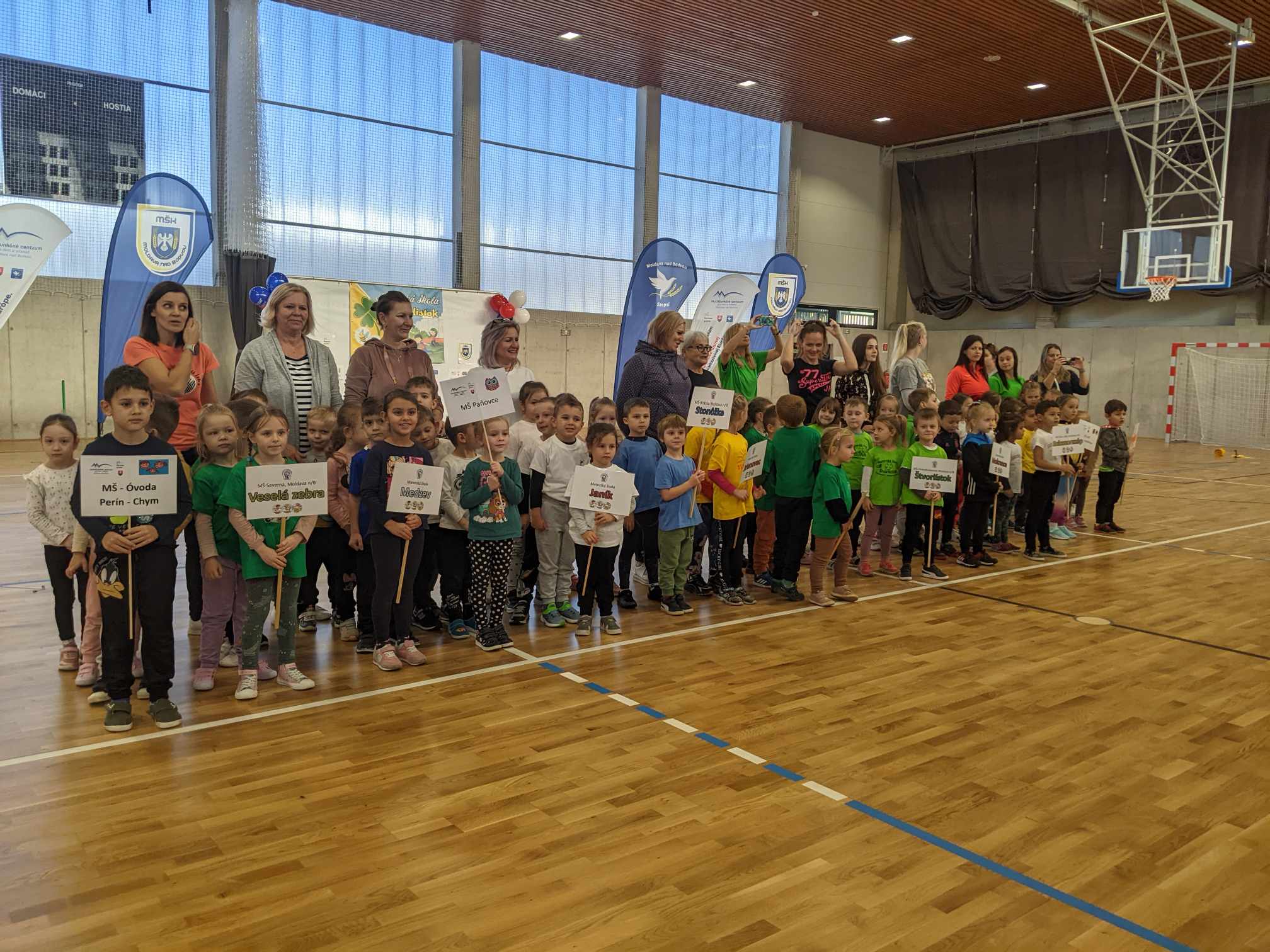 1. zimné majstrovstvá športového viacboja všestrannosti materských škôl údolia Bodvy